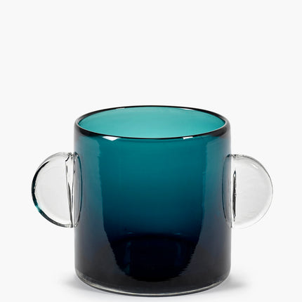 JARRÓN DE VIENTO Y FUEGO AZUL