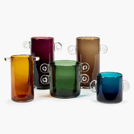 JARRÓN DE VIENTO Y FUEGO AZUL