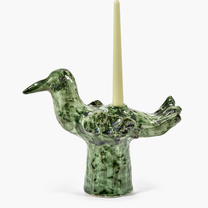 CANDELABRO PÁJARO VERDE