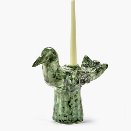 CANDELABRO PÁJARO VERDE