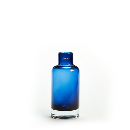 BOTELLA DE CRISTAL FRED AZUL OSCURO