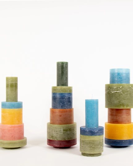 CANDELABRO STACK 06 MARRÓN