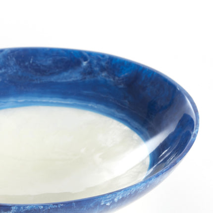 PLATO AZUL Y BLANCO