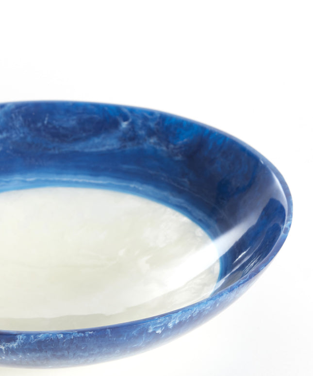 PLATO AZUL Y BLANCO
