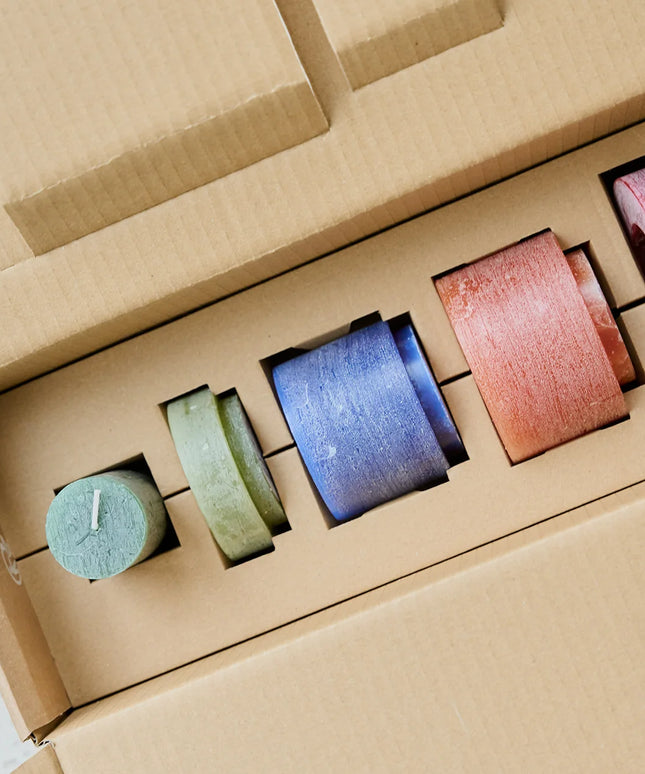 CANDELABRO STACK 06 MARRÓN